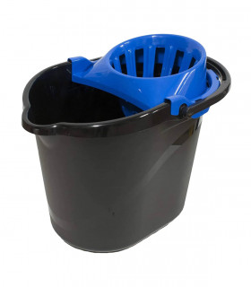 Cubo Fregona Rectangular Negro 15l - Pamex