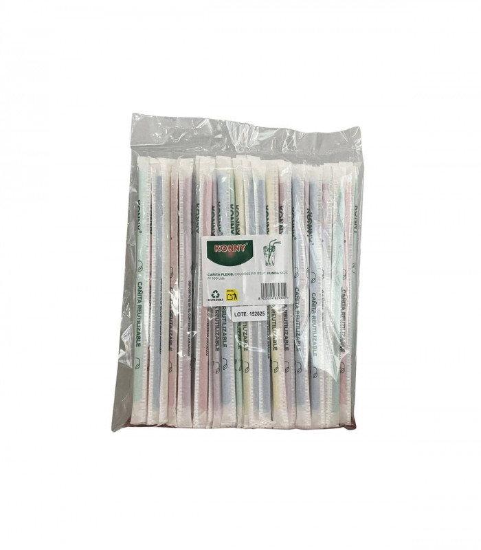 Cañita R-PP Enfundada 6x23 Colores x 100und
