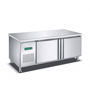 Mesa snack refrigerada compacta