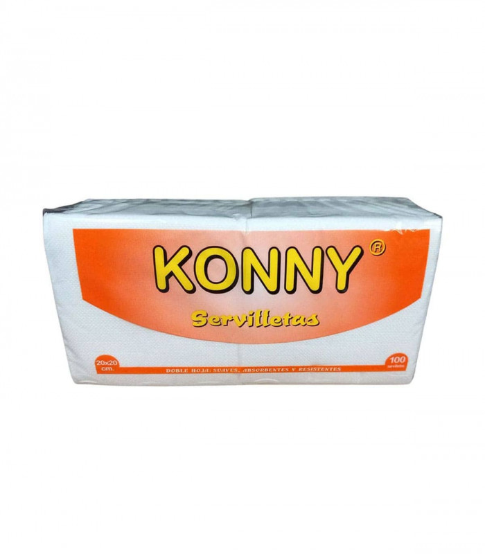 Servilletas 20x20 2C - 100 und. - Konny