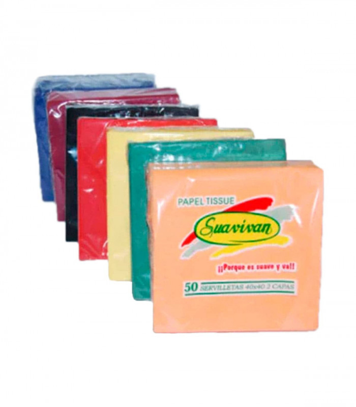 Servilletas 40x40 2C 50und - Suavivan