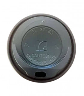 Tapa Negra  Vaso Cartón 8 y 6 onz x 100u