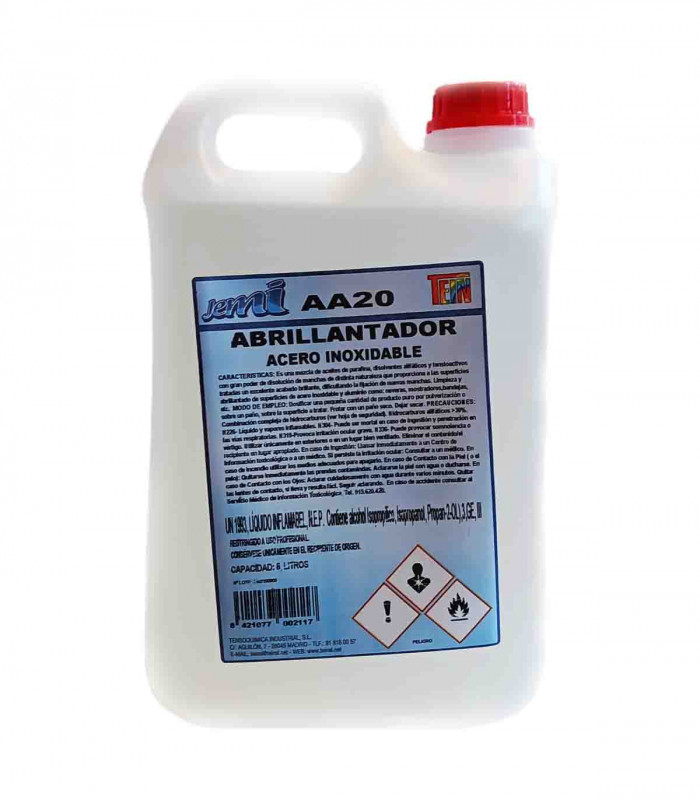 Abrillantador Acero Inoxidable 5l - Jemi