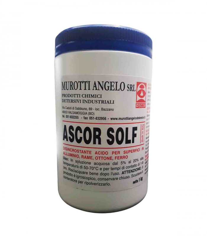 Descalcificador en polvo 1kg - Ascor Solf