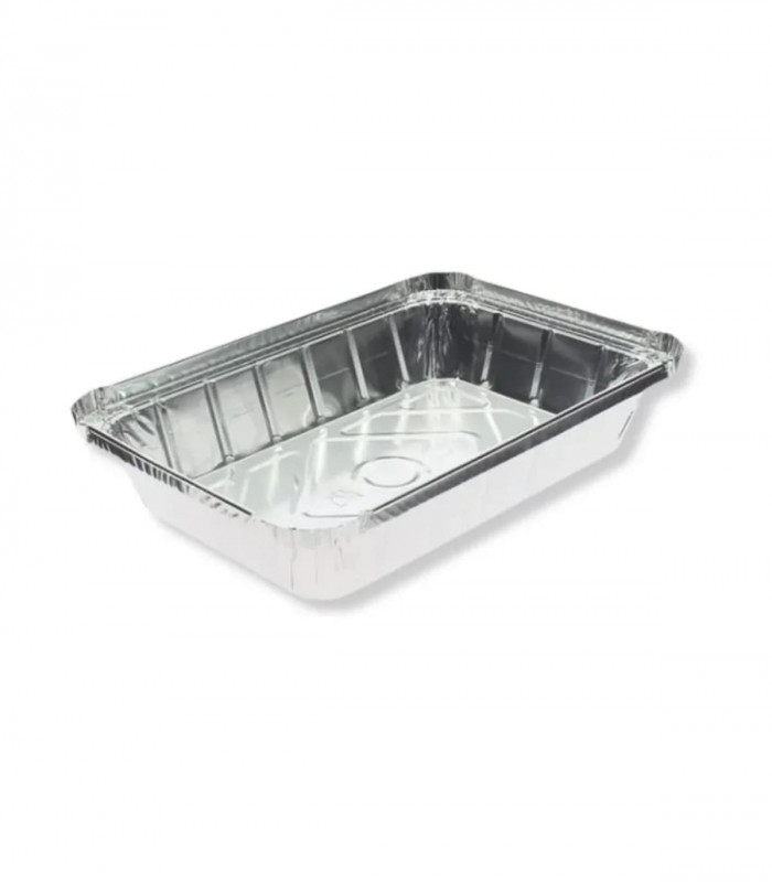 Envase Aluminio Rectangular x 100 und