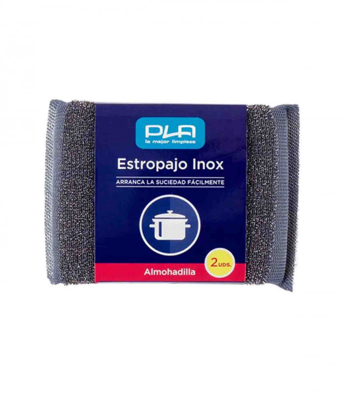 Estropajo Almohadilla Inox. x 2 und
