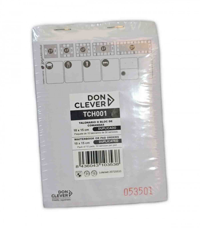 Comanda Autocopiante Doble 10x15 10 und