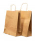 Bolsa Papel Kraft Asa Retorcida 32+20x32 x 50 und.